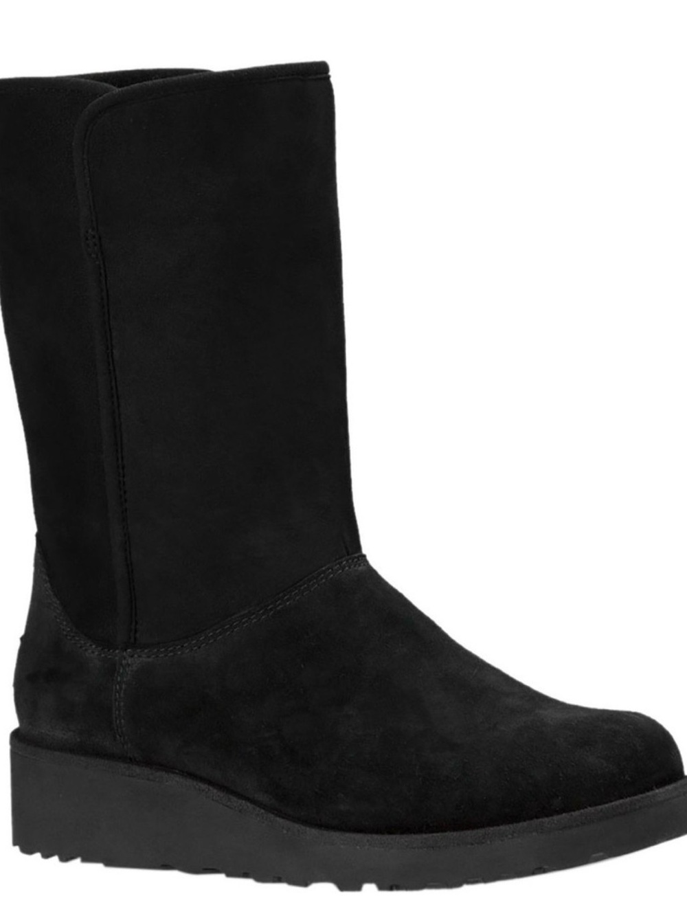 UGG Amie Black Suede Tall Classic Boots